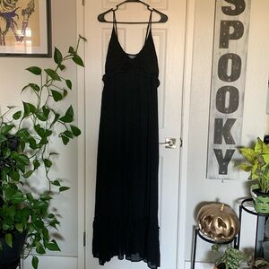 Long black sundress